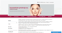 Desktop Screenshot of kosmeticke-pristroje.eu